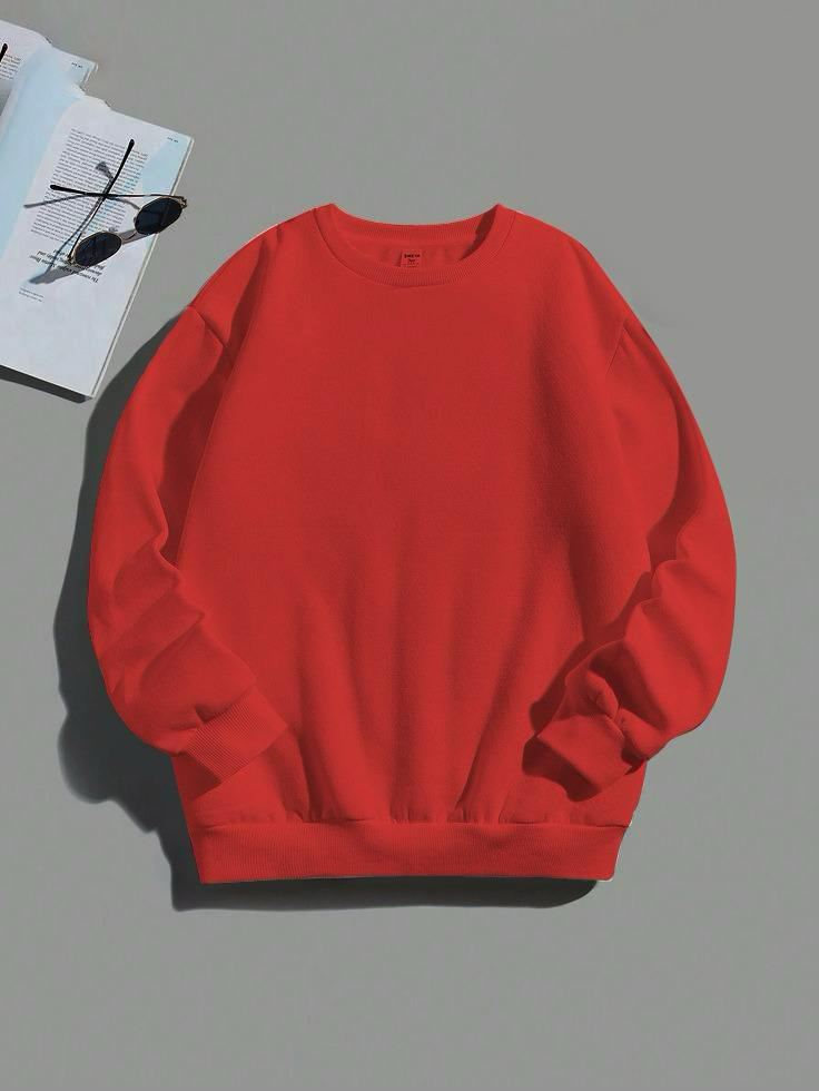 Oversized Fleece Crewneck Sweatshirt