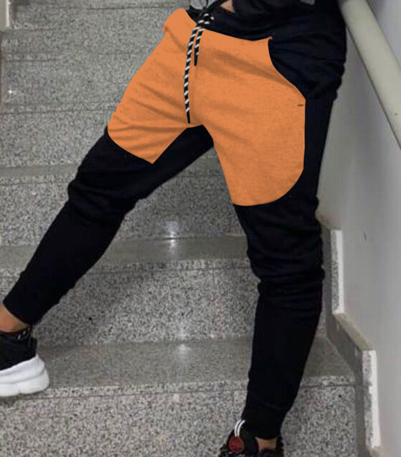 Athletic Color-Block Joggers