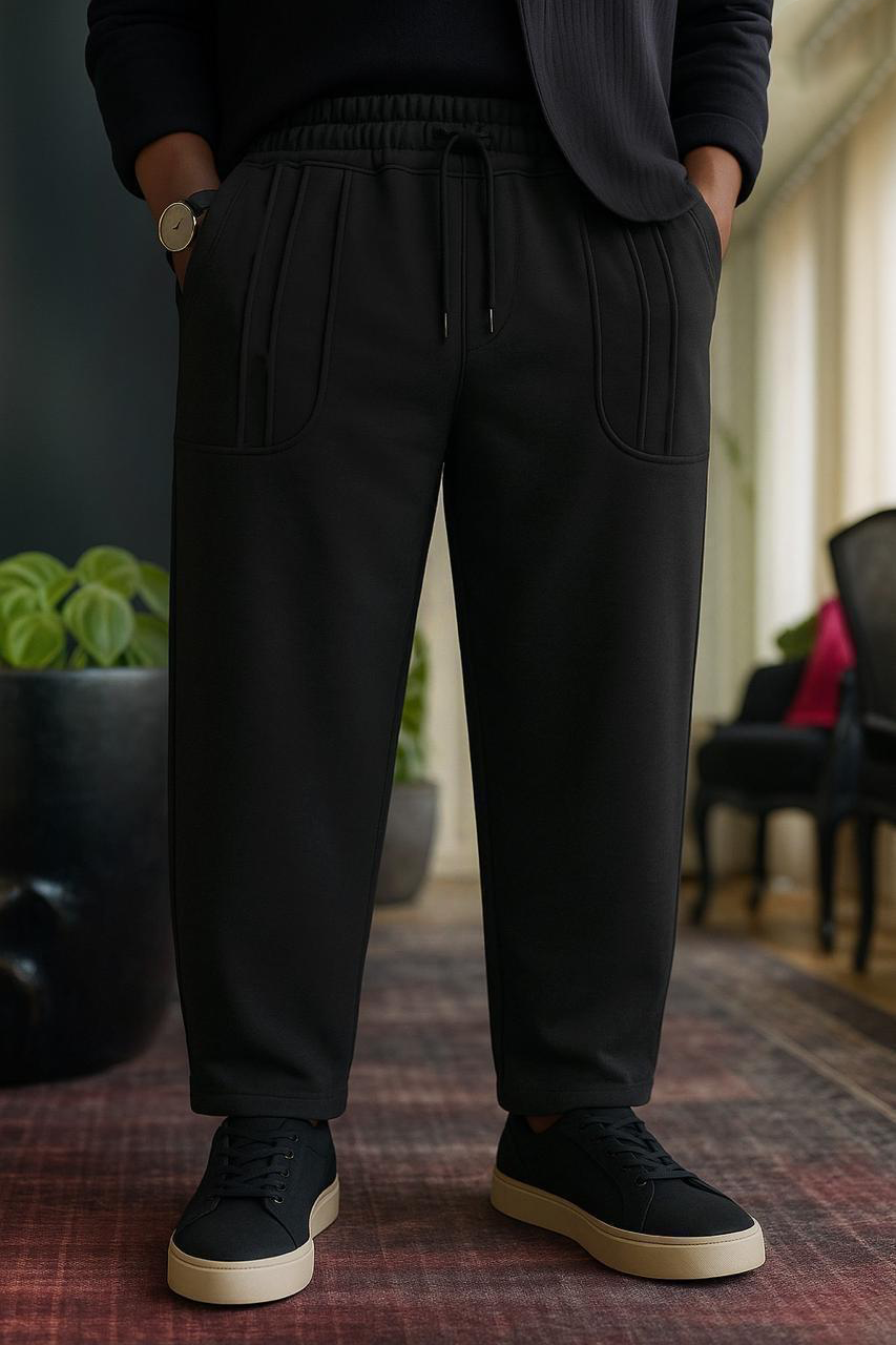 Cotton Terry Baggy Trousers
