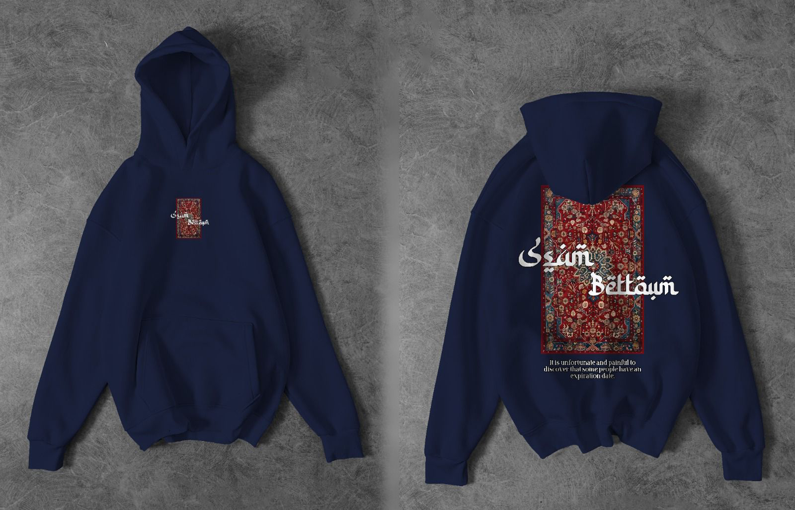 Sindhi-Inspired Graphic Pullover Hoodie