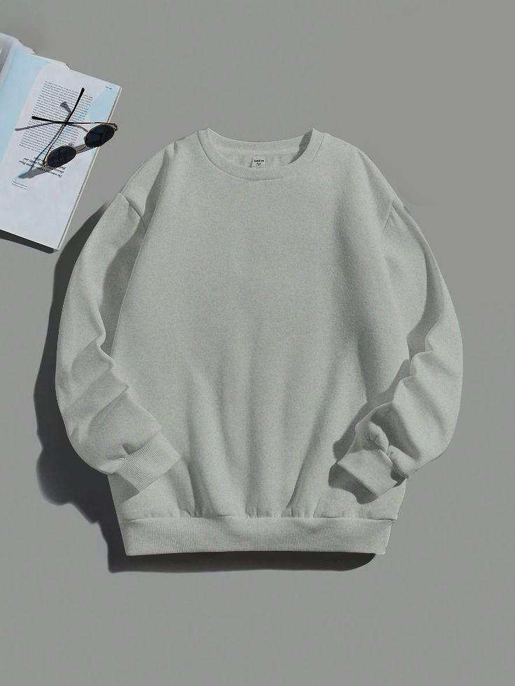 Oversized Fleece Crewneck Sweatshirt