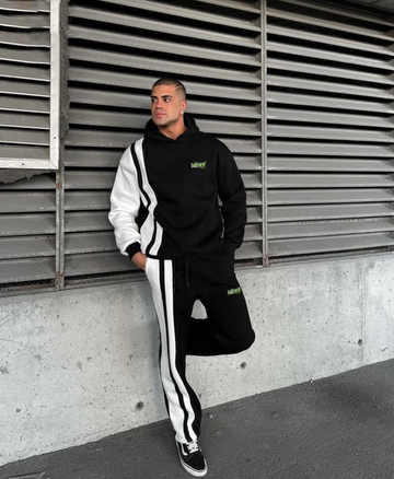 Vertical Contrast Panel Tracksuit