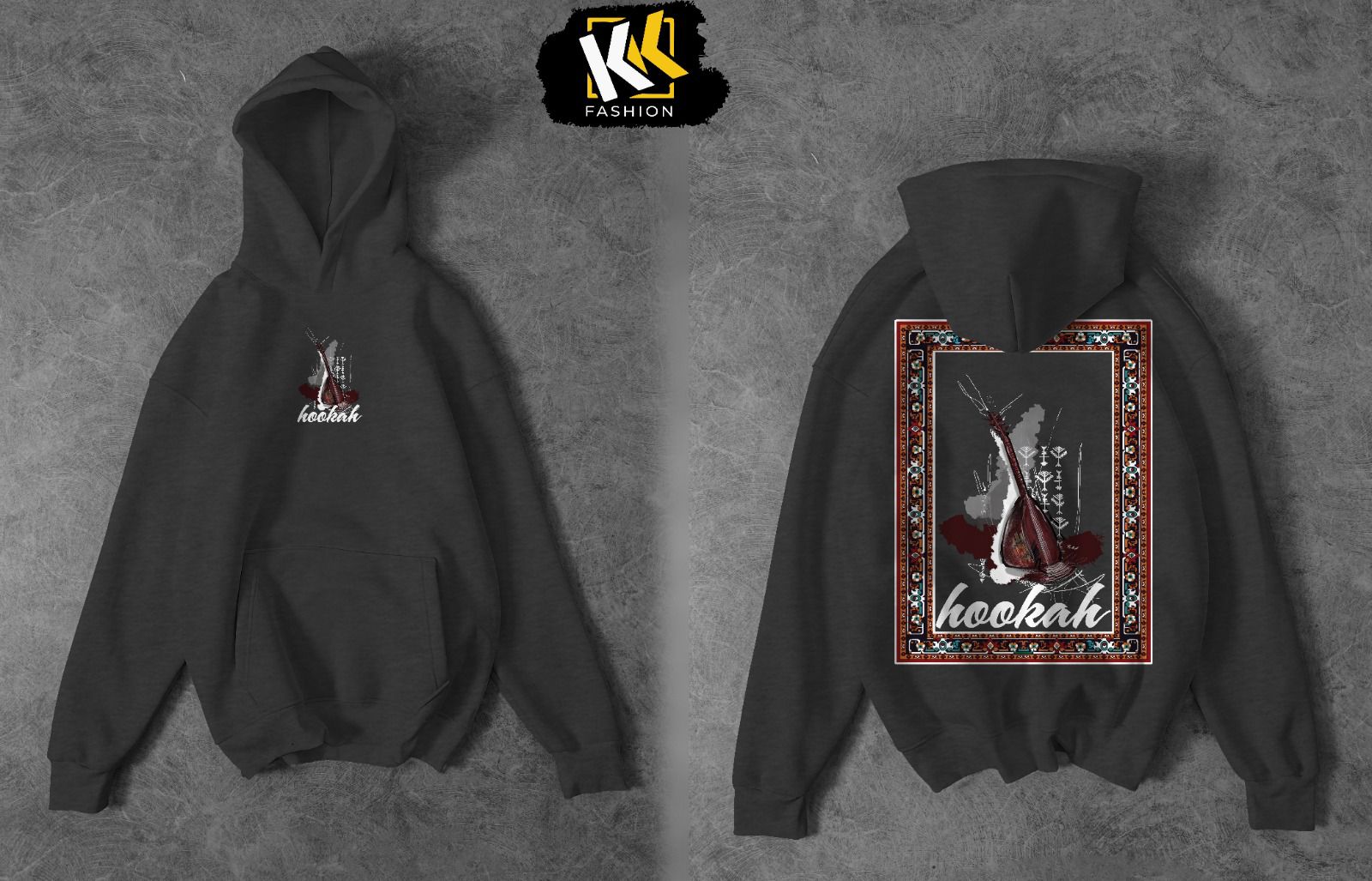 Hookah Visionary Printed Fleece Hoodie