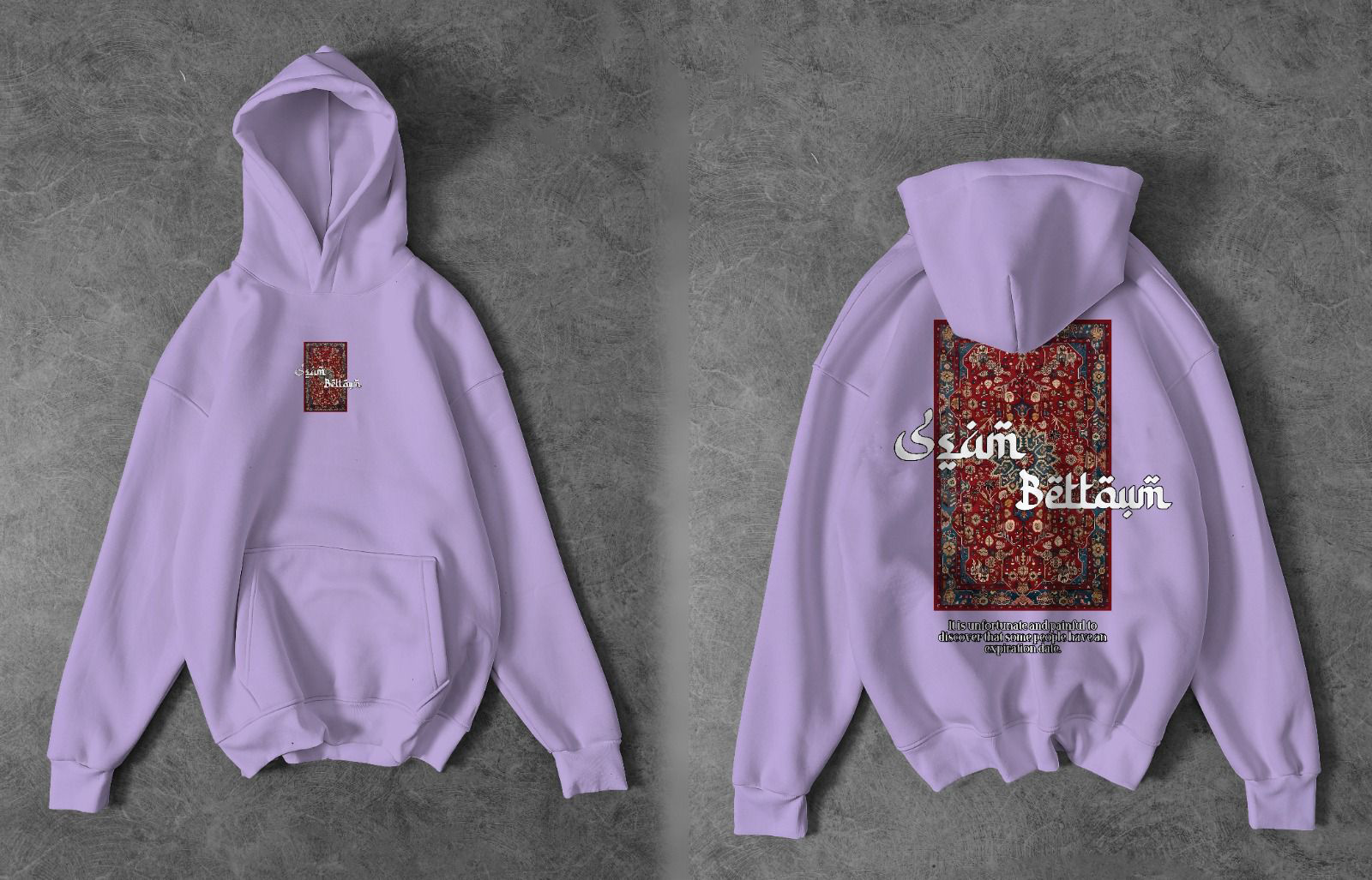 Sindhi-Inspired Graphic Pullover Hoodie