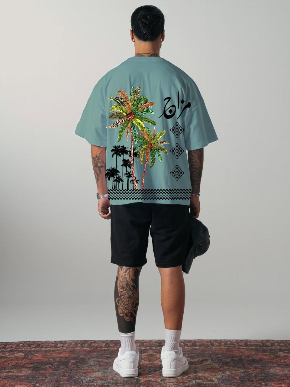 'Mizaj' Oversized Graphic Tee