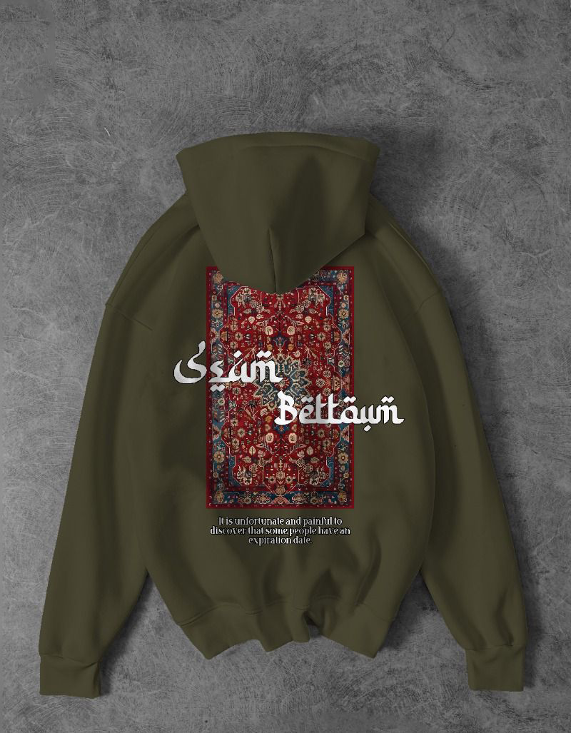 Sindhi-Inspired Graphic Pullover Hoodie