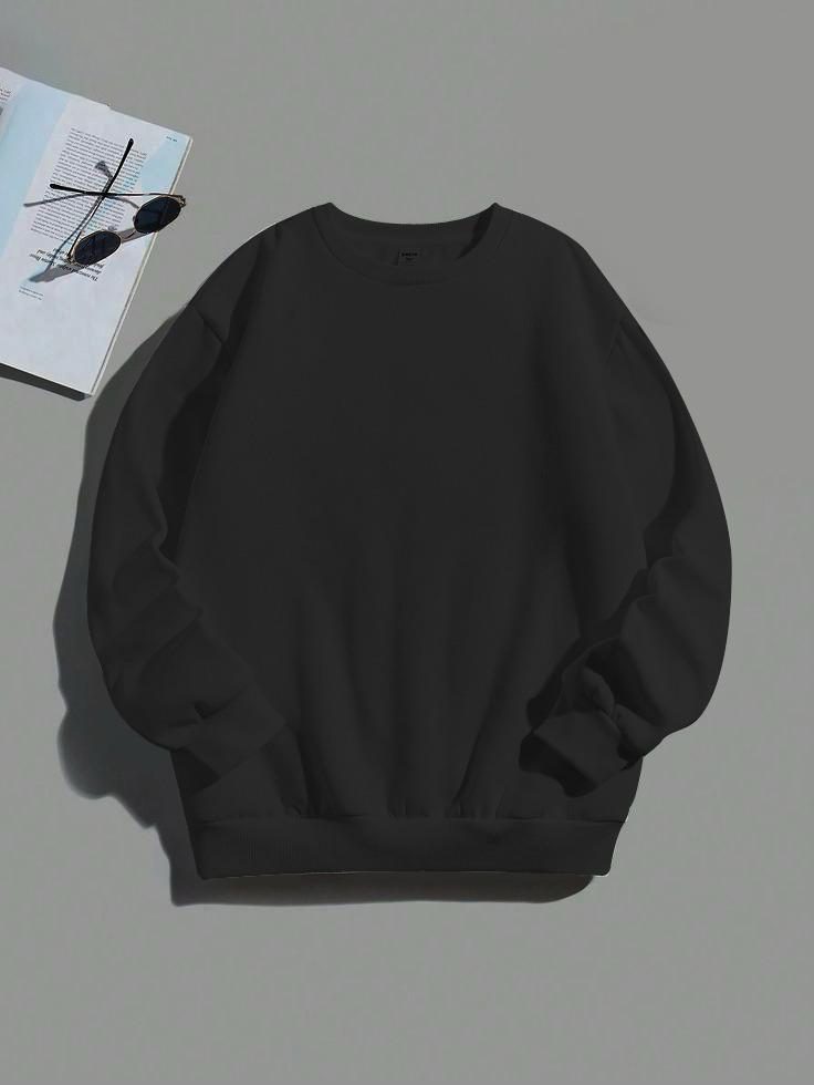 Oversized Fleece Crewneck Sweatshirt