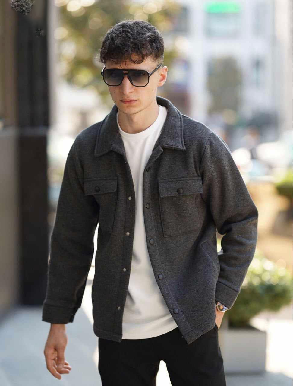 Fleece Double Pocket Shacket