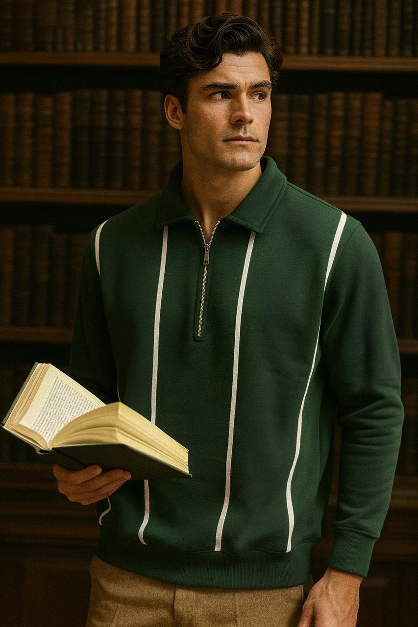 Collegiate Quarter-Zip Sweatshirt