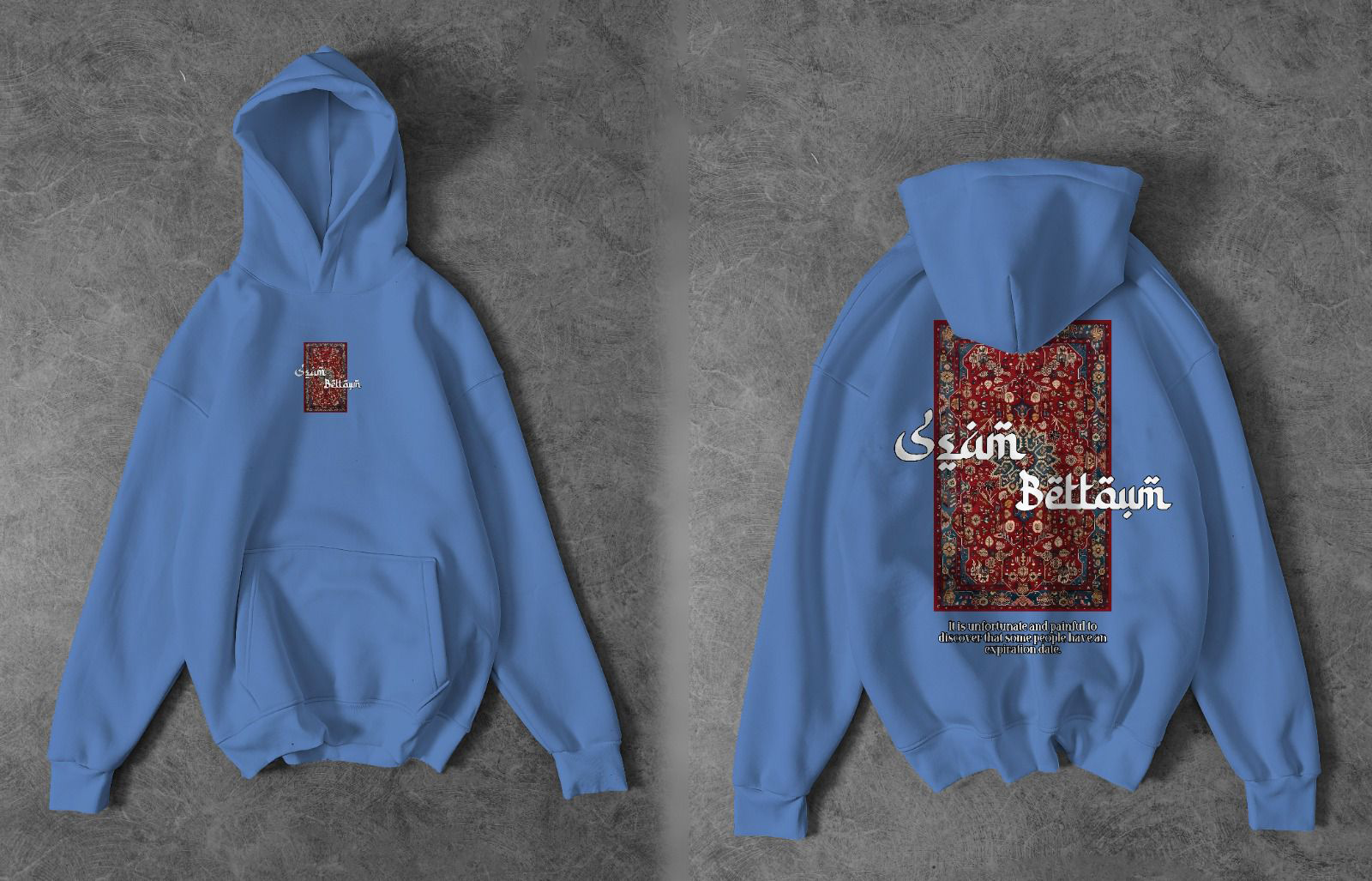 Sindhi-Inspired Graphic Pullover Hoodie