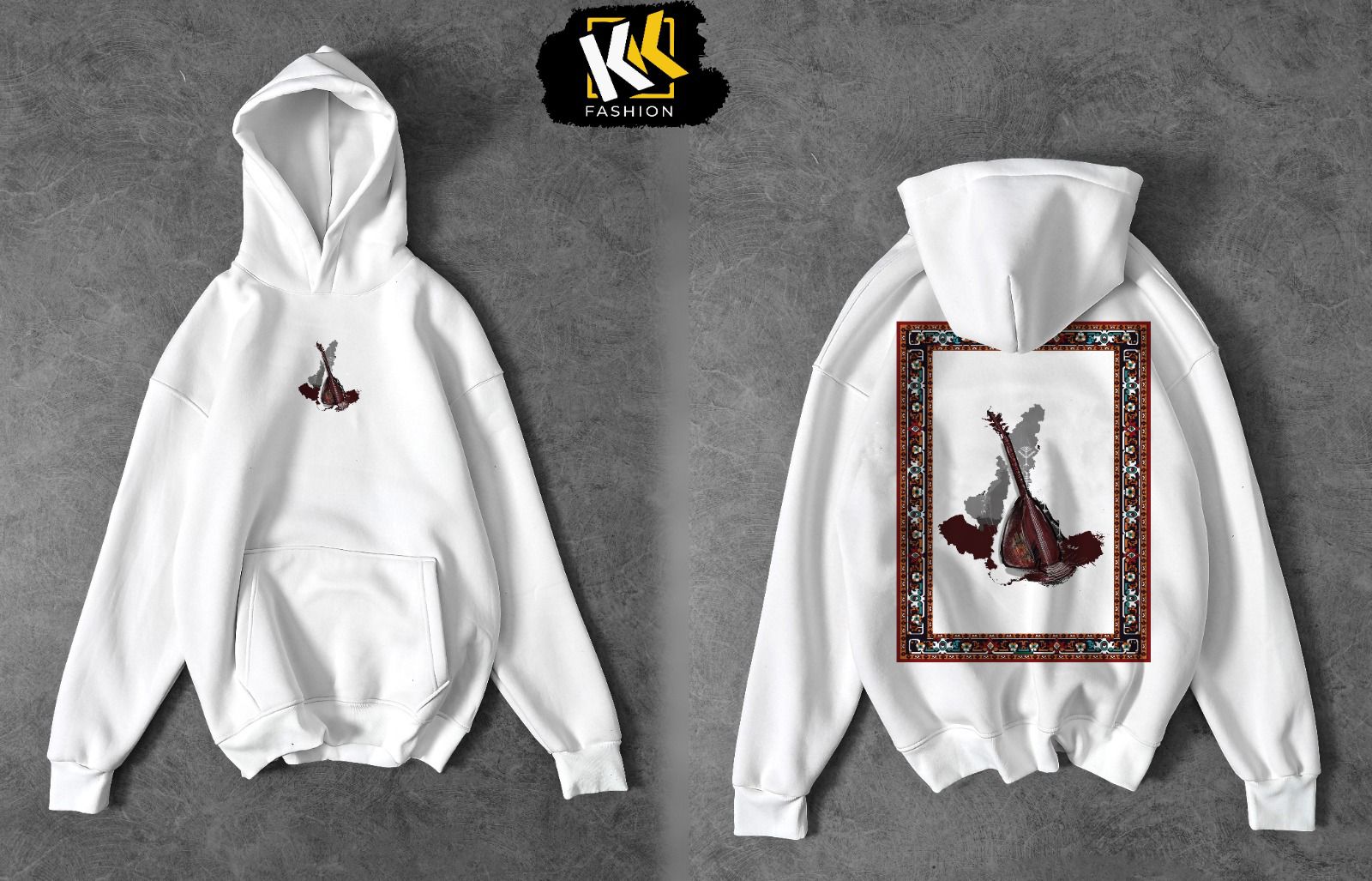 Hookah Visionary Printed Fleece Hoodie