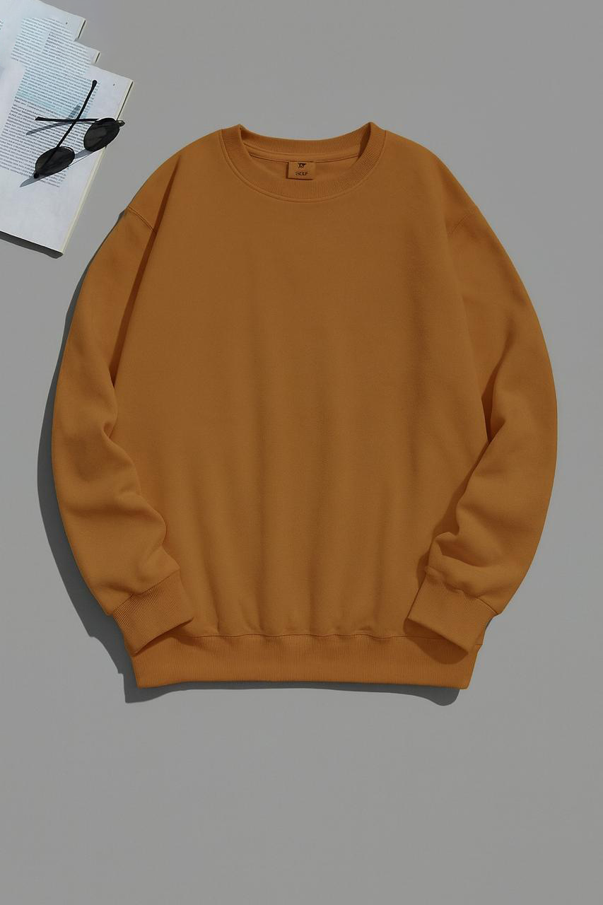 Oversized Fleece Crewneck Sweatshirt