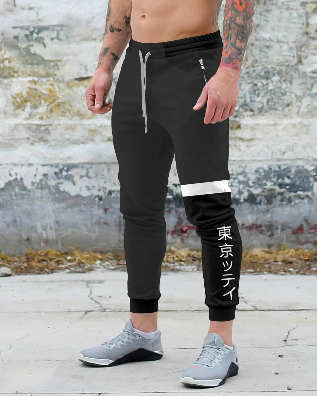 Tokyo City Striped Joggers