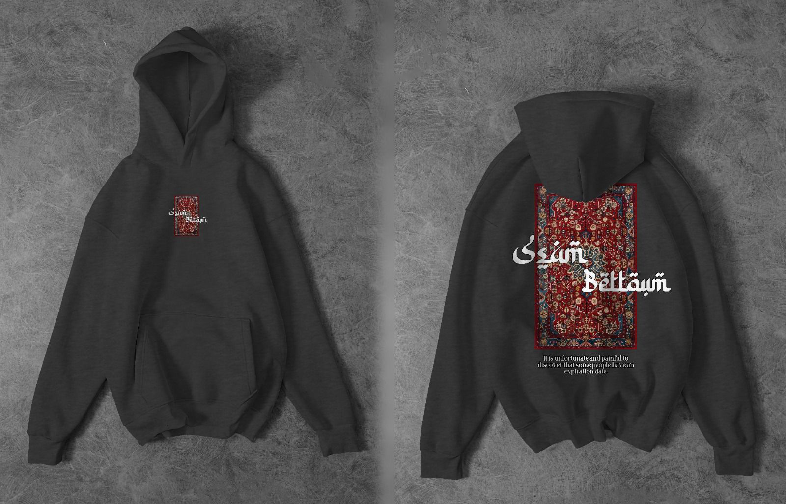 Sindhi-Inspired Graphic Pullover Hoodie
