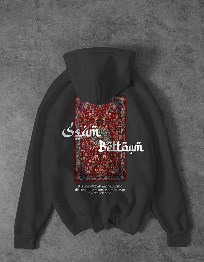 Sindhi-Inspired Graphic Pullover Hoodie