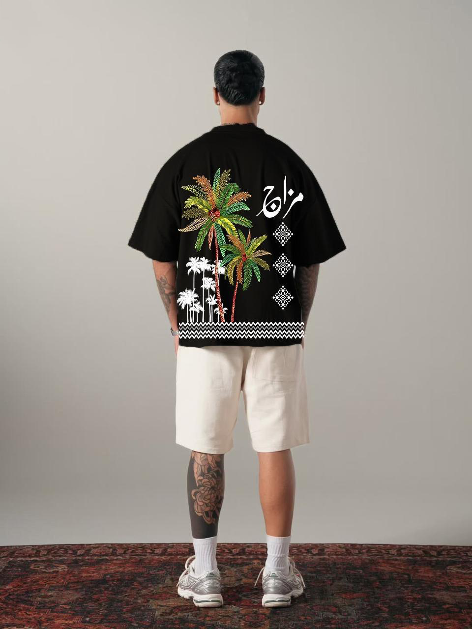 'Mizaj' Oversized Graphic Tee