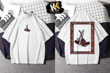 Hookah Graphic Drop-Shoulder T-Shirt