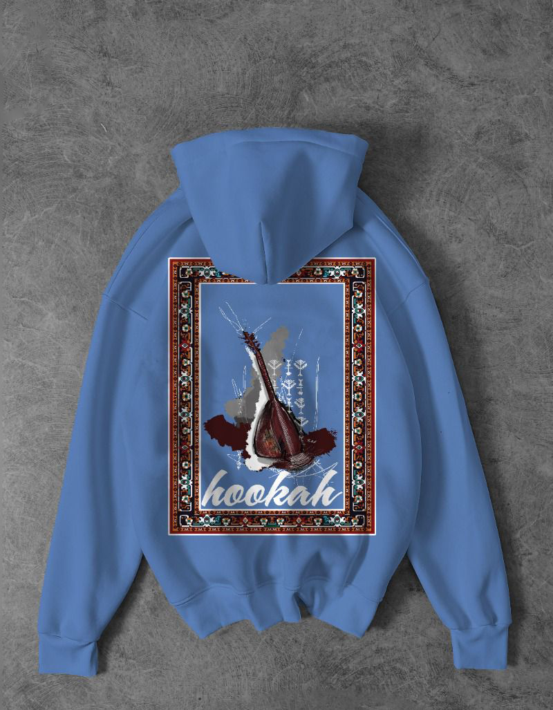 Hookah Visionary Printed Fleece Hoodie