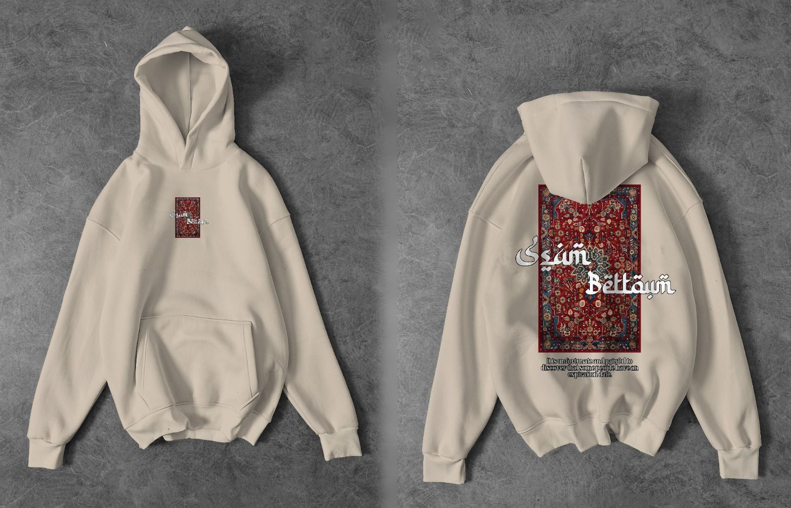 Sindhi-Inspired Graphic Pullover Hoodie