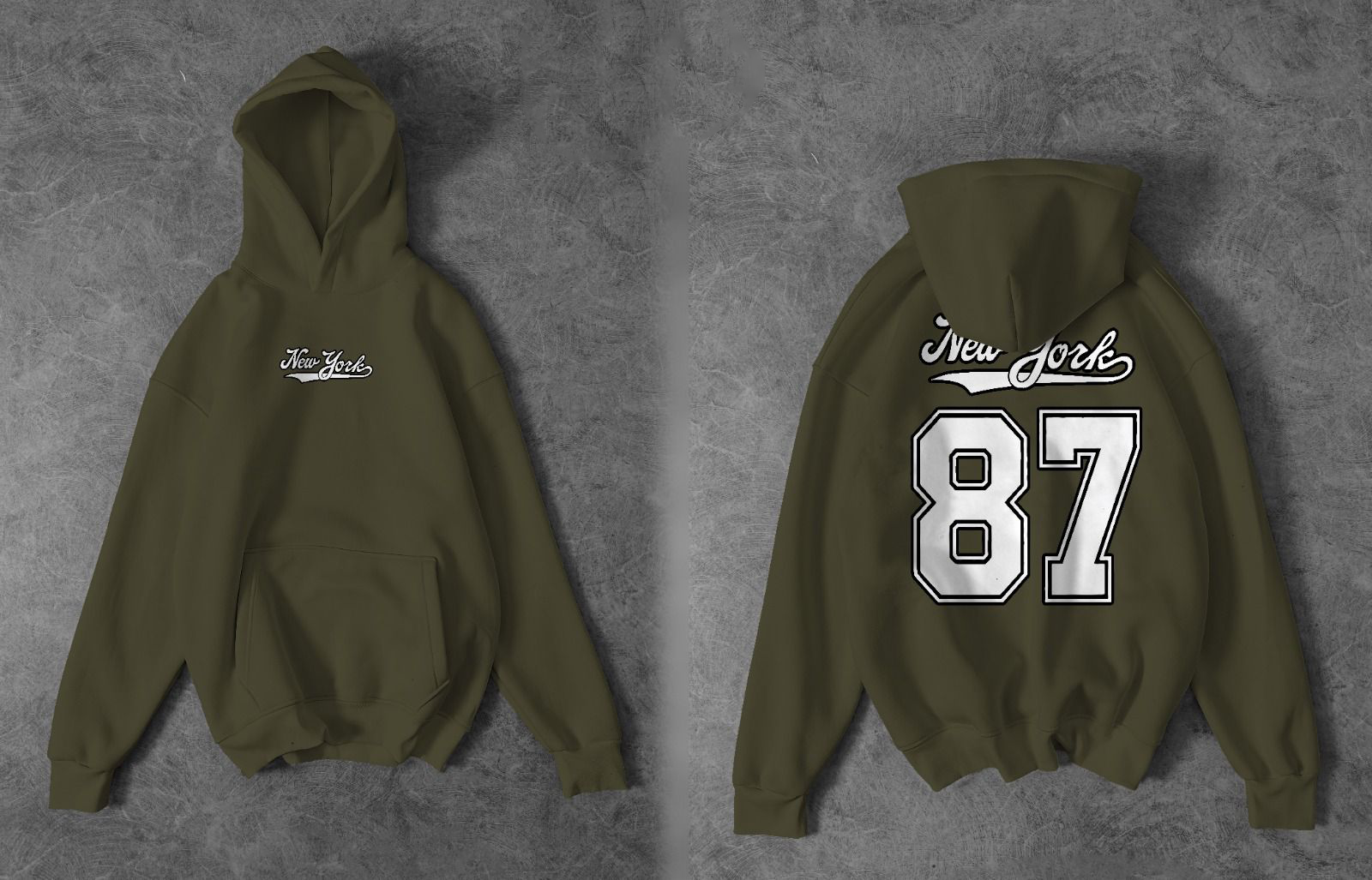 Collegiate "New York 87" Pullover Hoodie