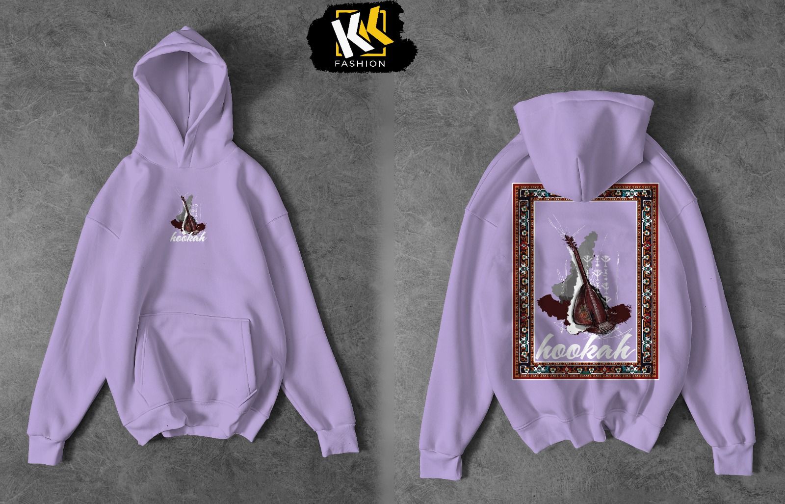 Hookah Visionary Printed Fleece Hoodie