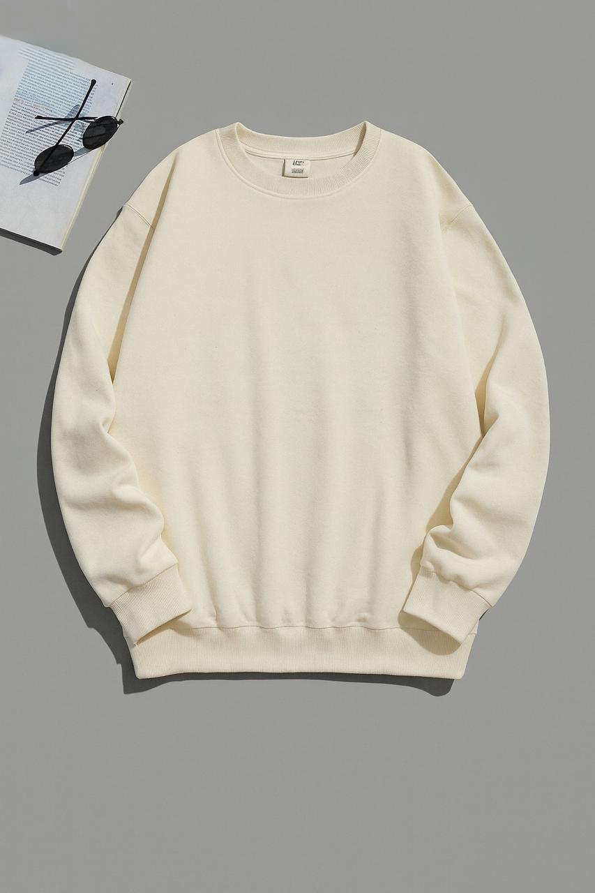 Oversized Fleece Crewneck Sweatshirt