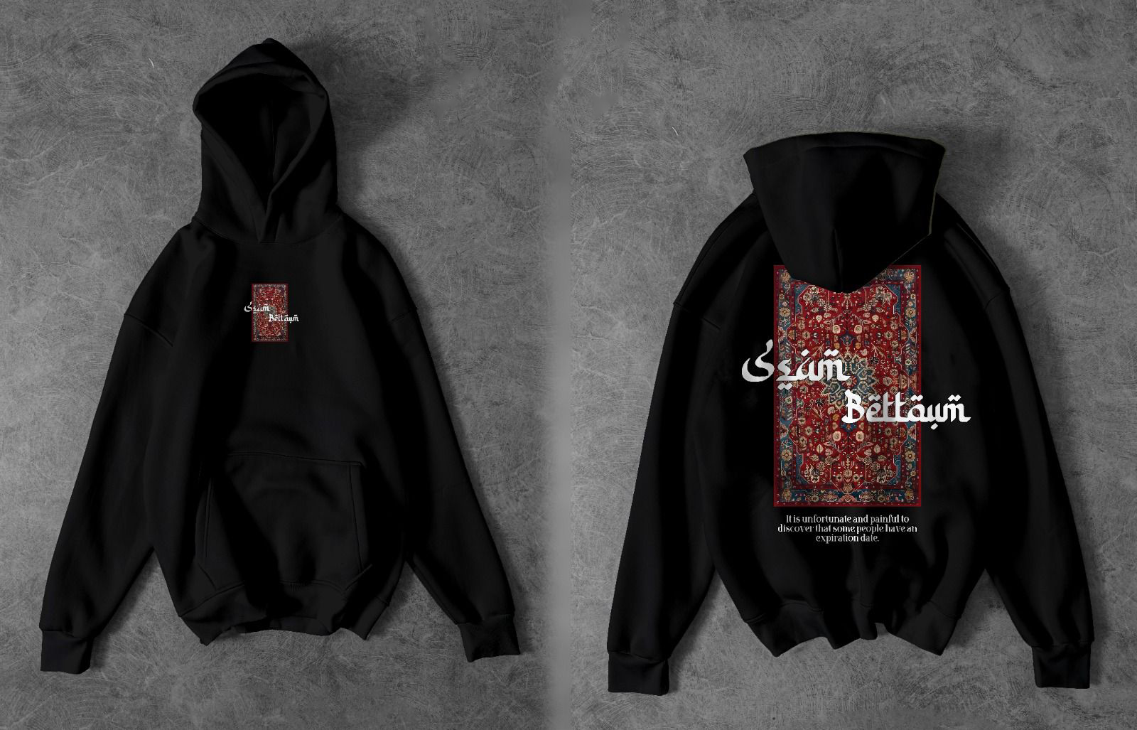 Sindhi-Inspired Graphic Pullover Hoodie