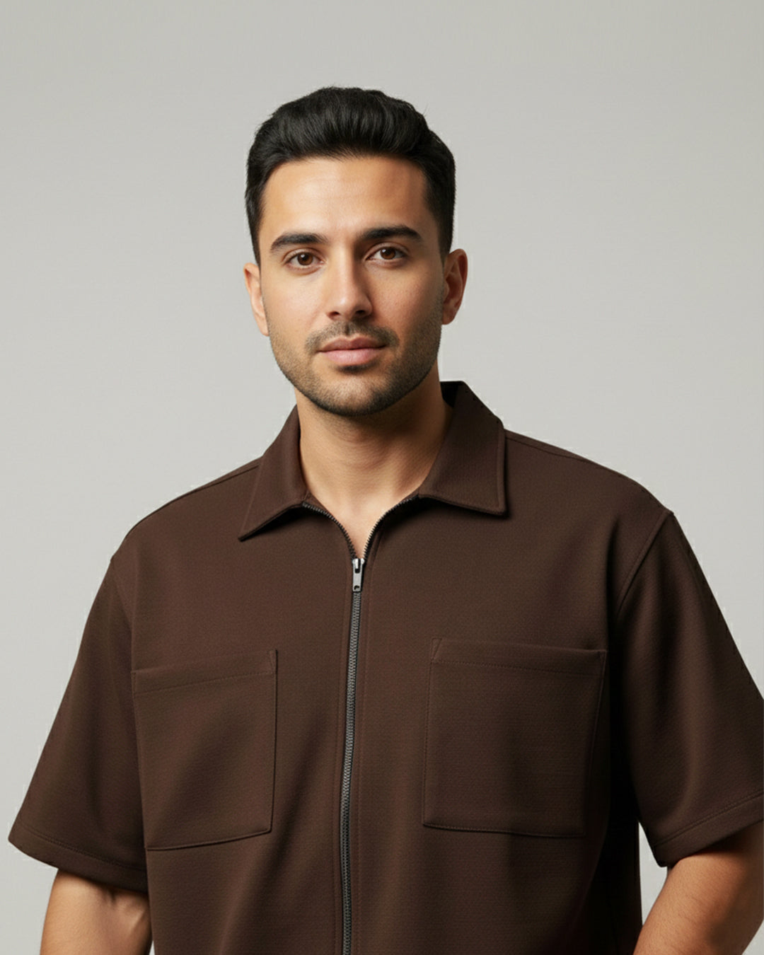 Brown Utility Shirt