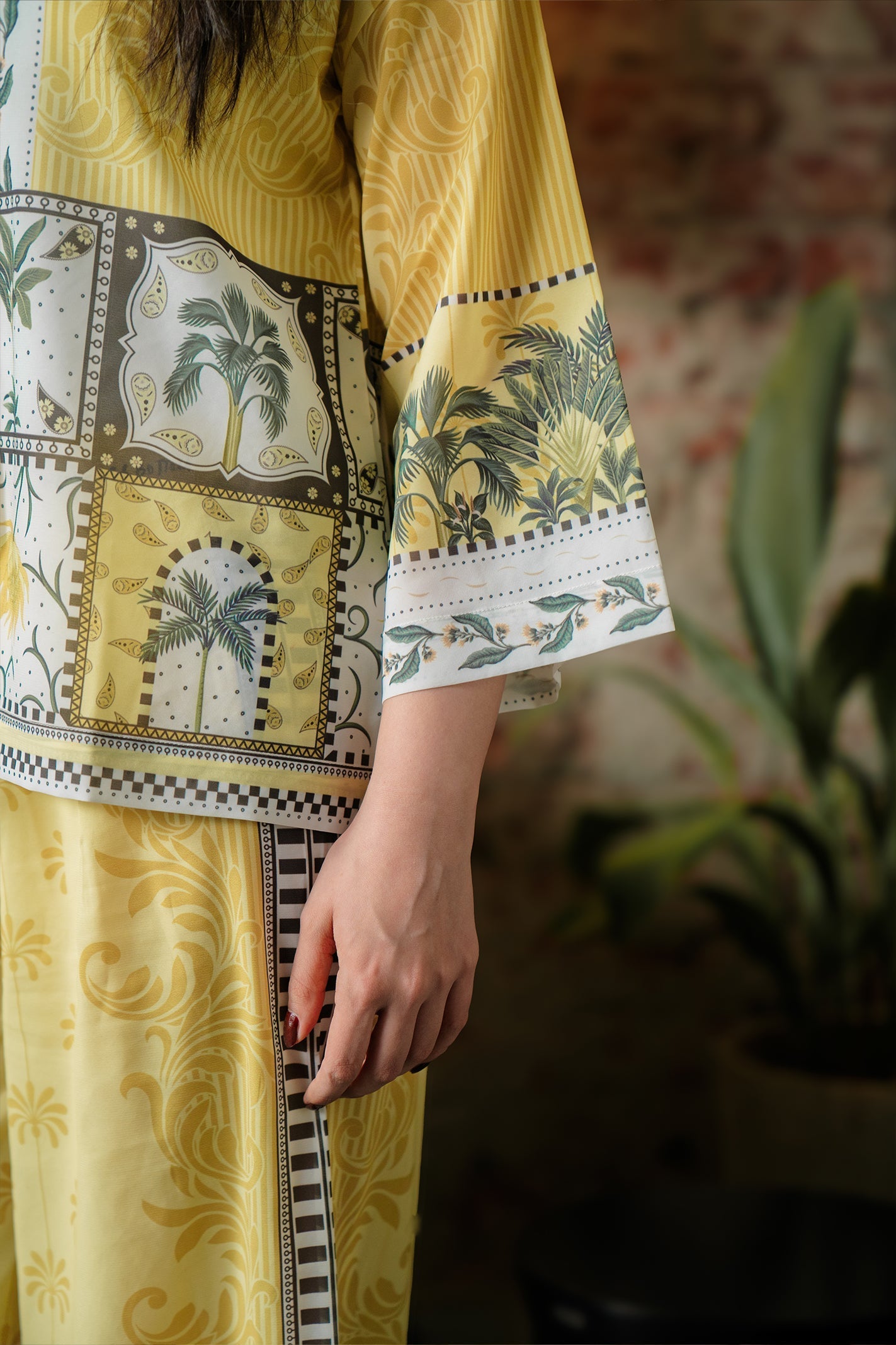 Printed Button Down Co-ord Set