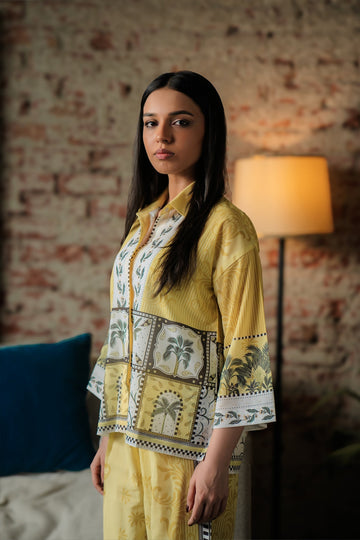 Printed Button Down Co-ord Set