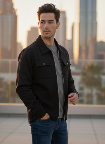 Modern Utility Zip Jacket