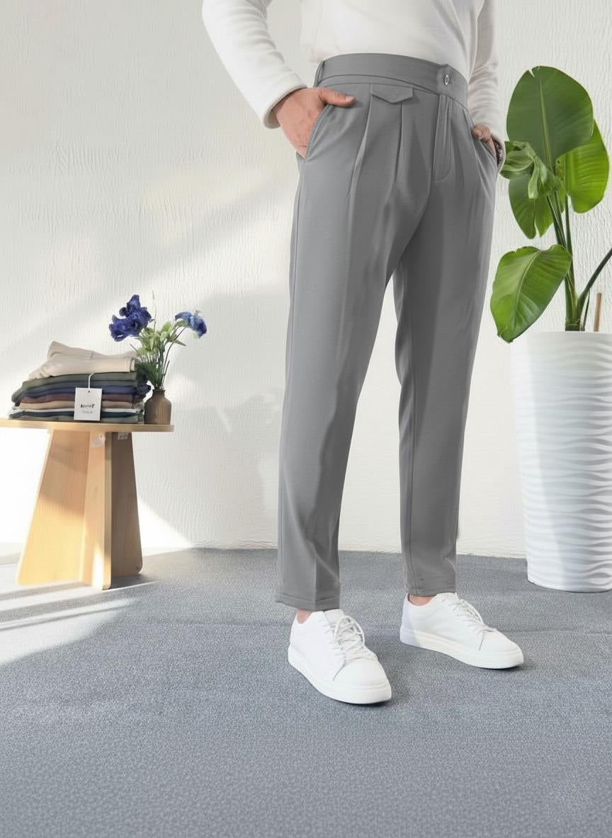 Essential Pleated Tailored Trousers