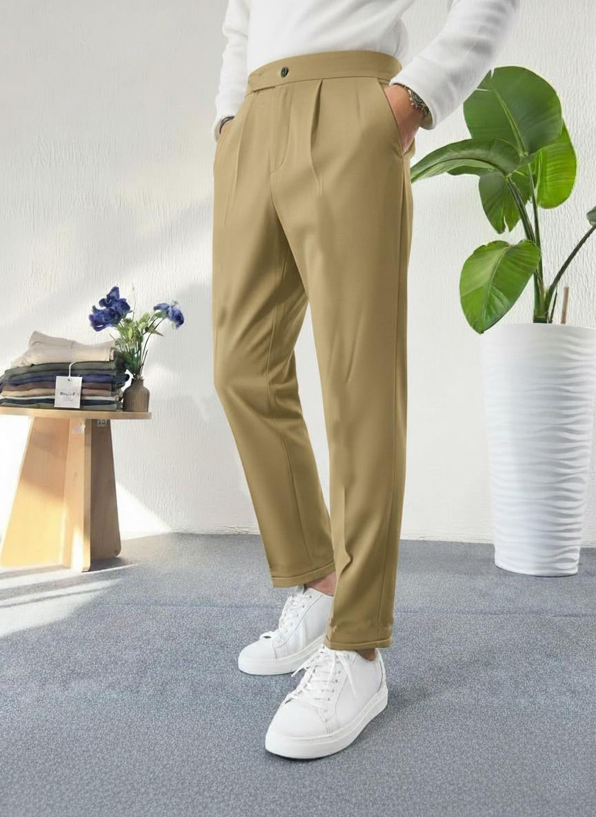 Essential Pleated Tailored Trousers