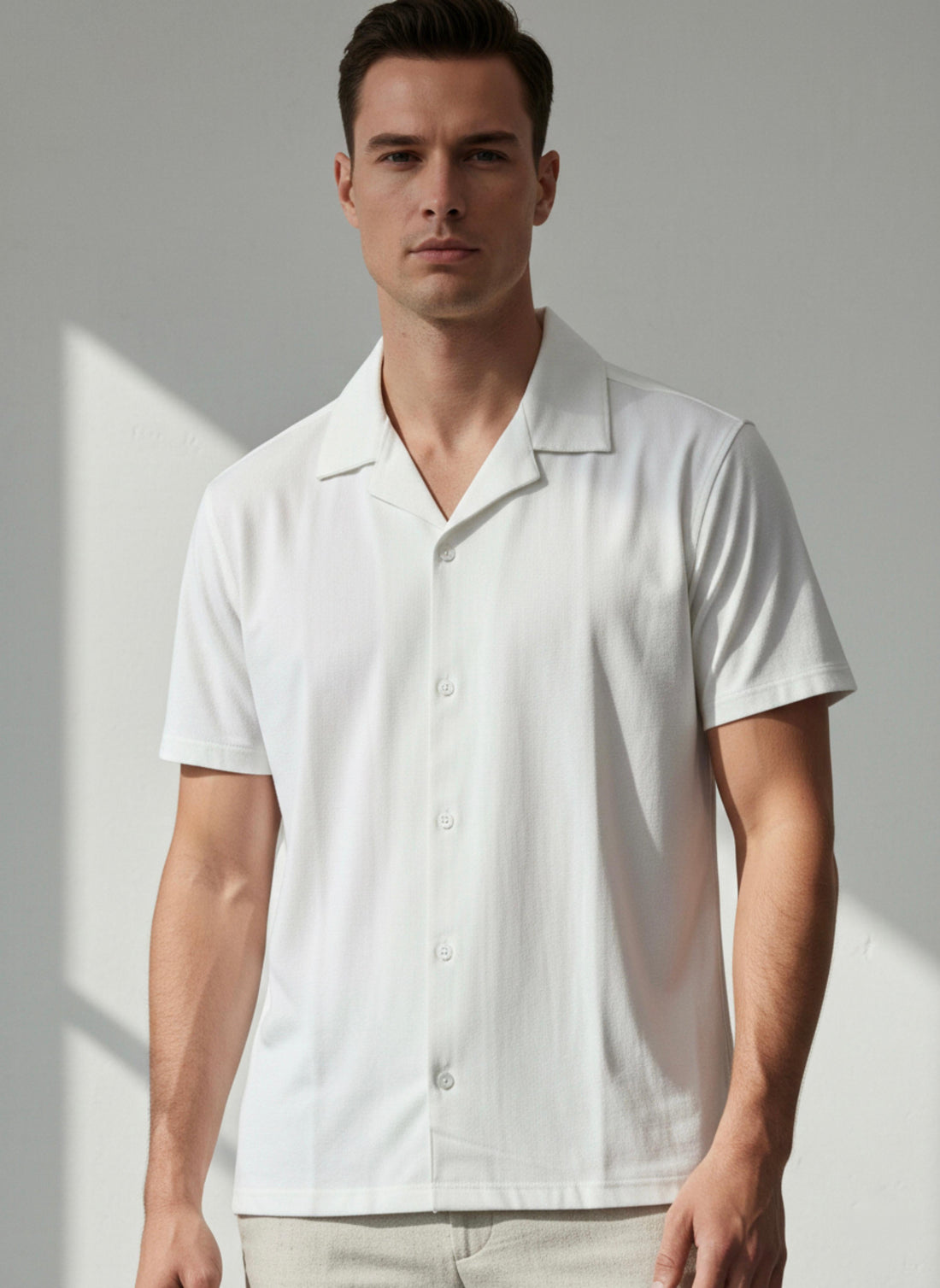 Coat Collor Simple Shirt