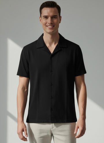 Coat Collor Simple Shirt