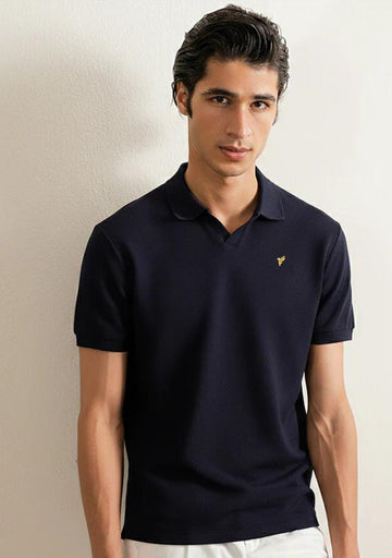 Dark Black Polo T-Shirt