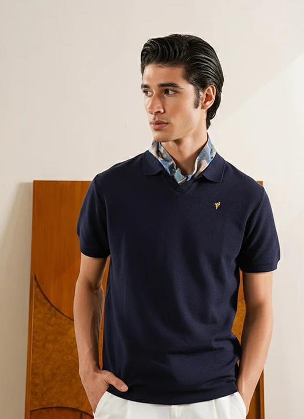 Dark Black Polo T-Shirt