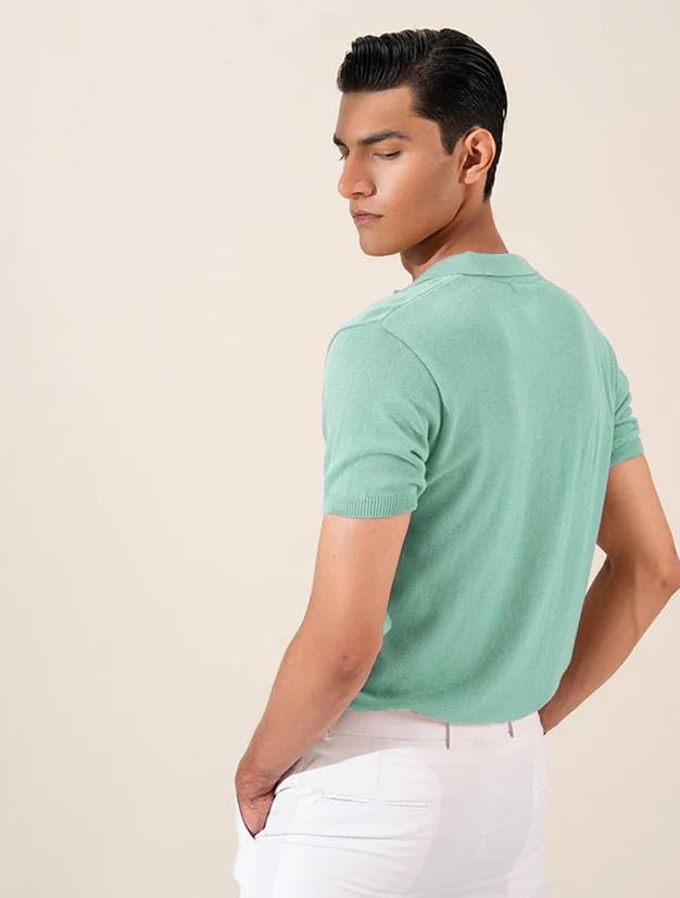 Sage Green Polo T-Shirt