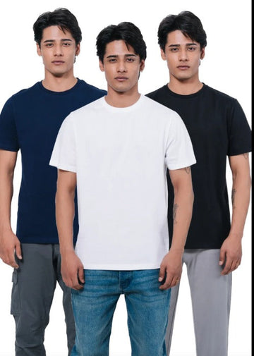Pack of Three Crew Neck T-Shirt
