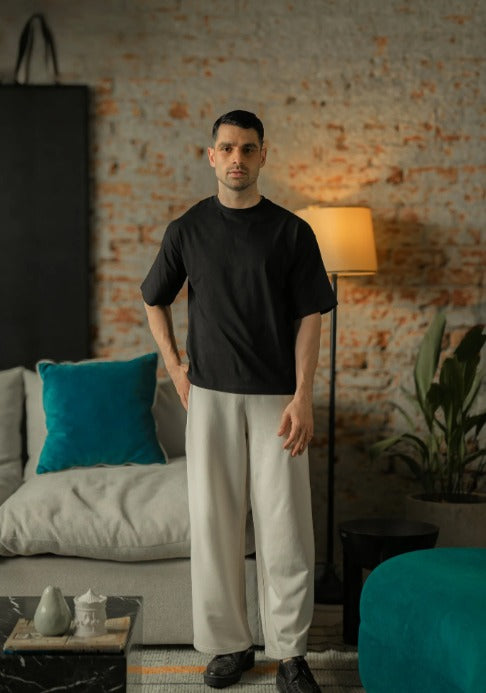 Rewind Time Backside Printed T-Shirt