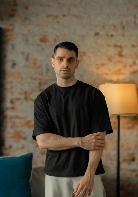 Rewind Time Backside Printed T-Shirt