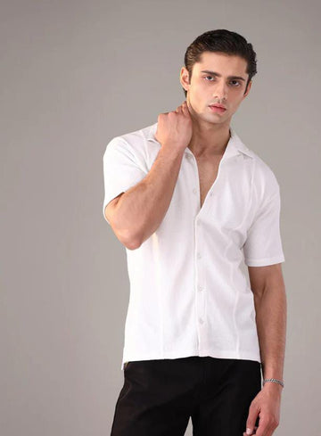 Whitish Classic Collar Shirt