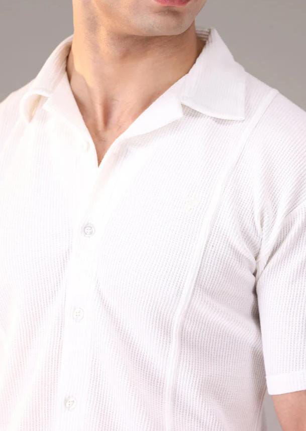 Whitish Classic Collar Shirt