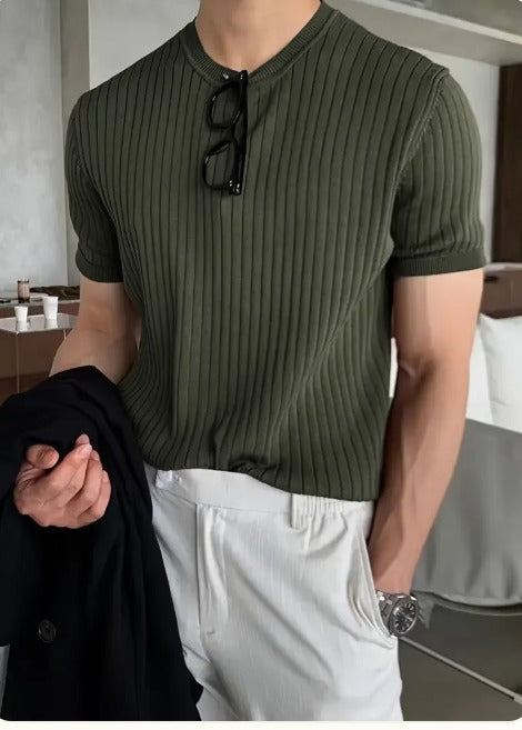 Narrow Striped Modern T-Shirt