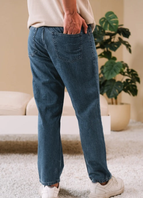 Denim Utility Contrast Jeans Pant