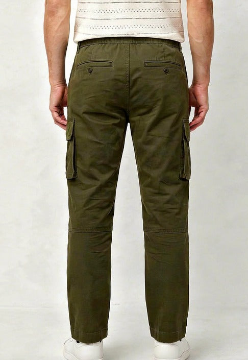Classic Utility Contrast Cargo Trouser