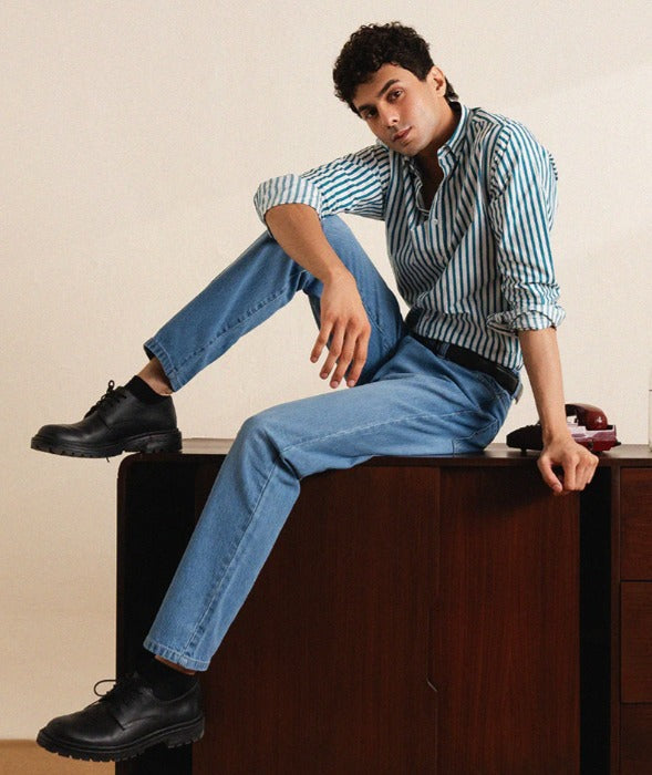 Jeans Utility Contrast Cargo Pants