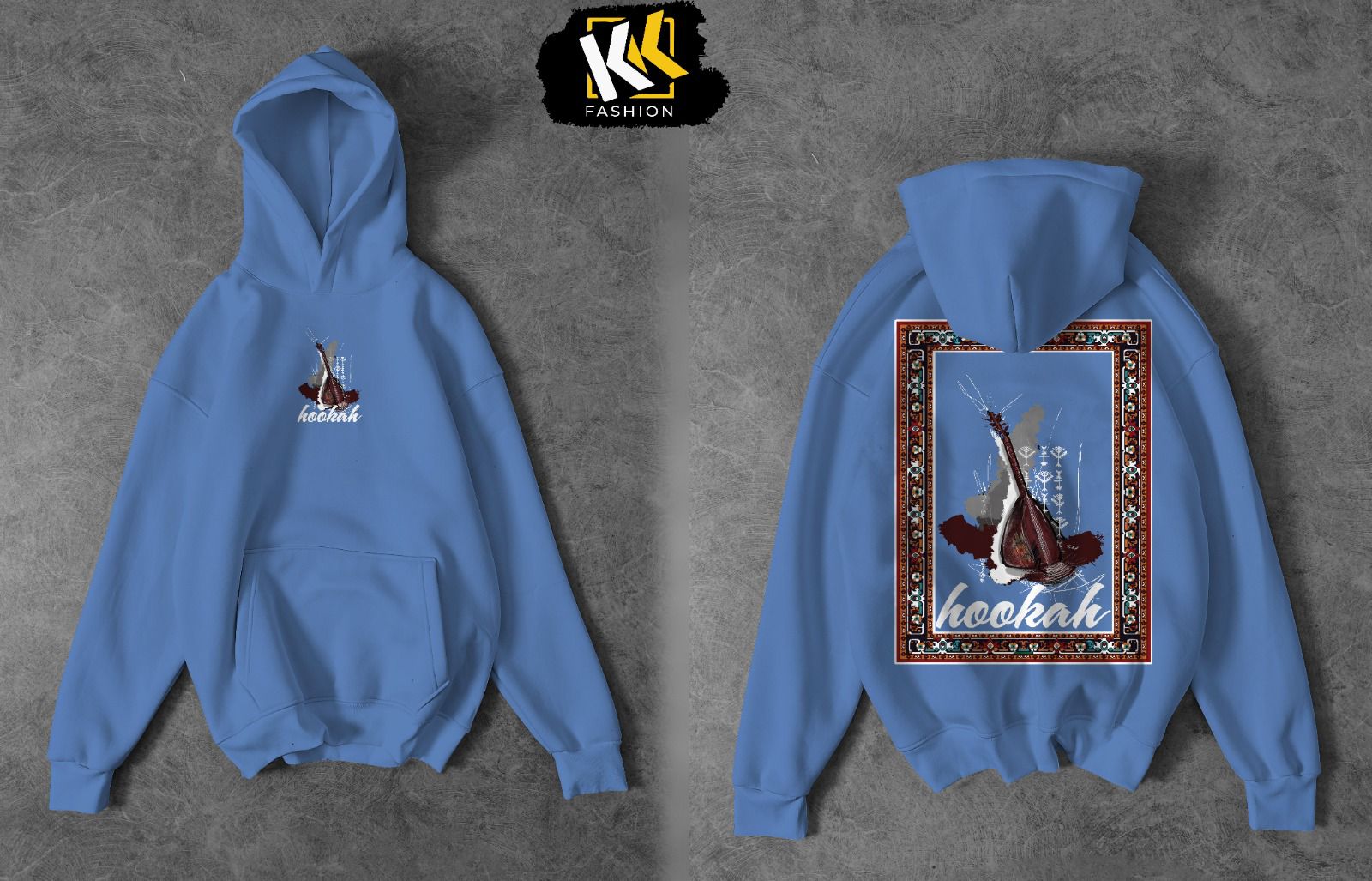 Hookah Visionary Printed Fleece Hoodie