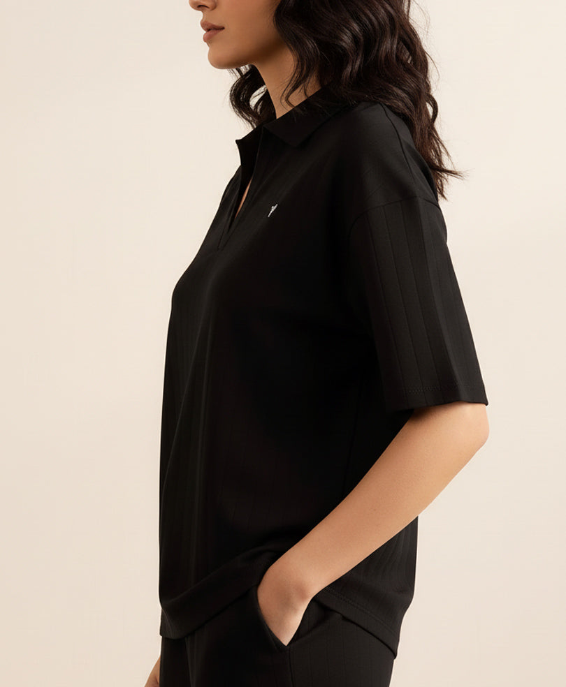 Black Essential POLO (Women)
