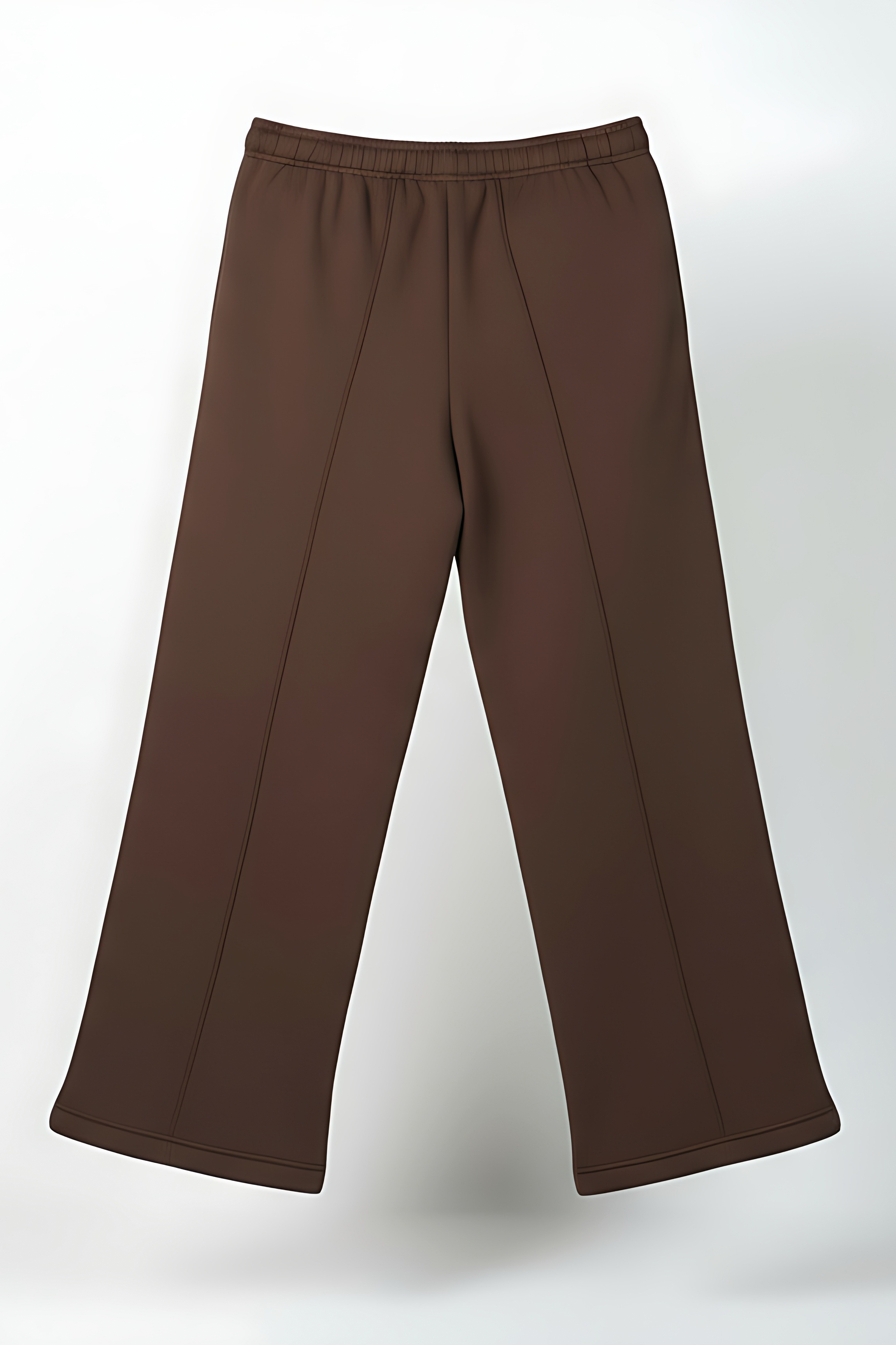Everyday Wide Leg Sweatpants - Brown